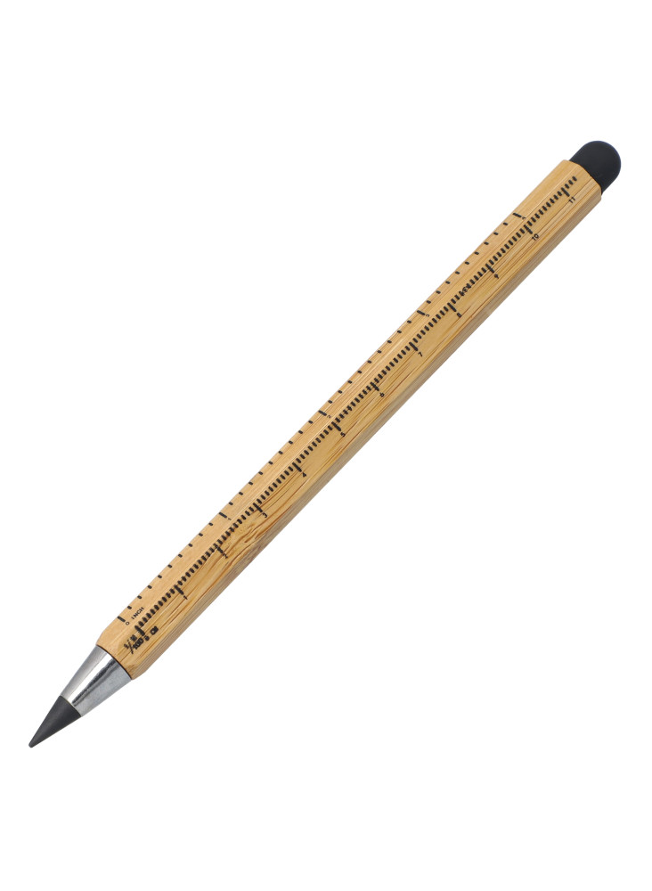 Crayon et règle en bambou durables
