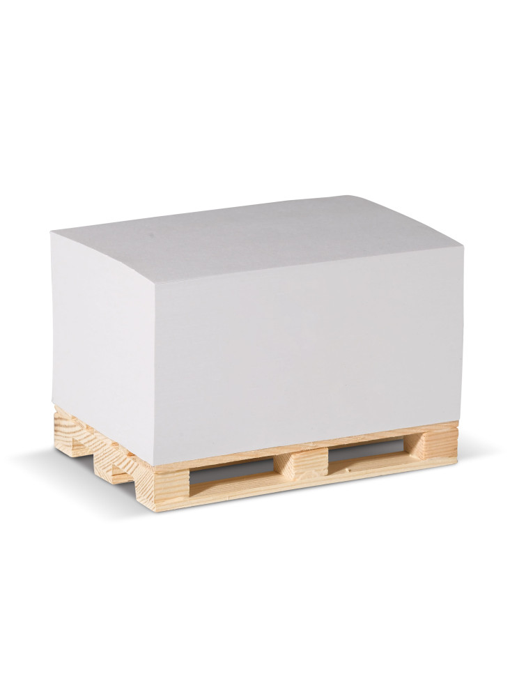 Bloc rectangulaire 12x8x6cm sur palette en bois