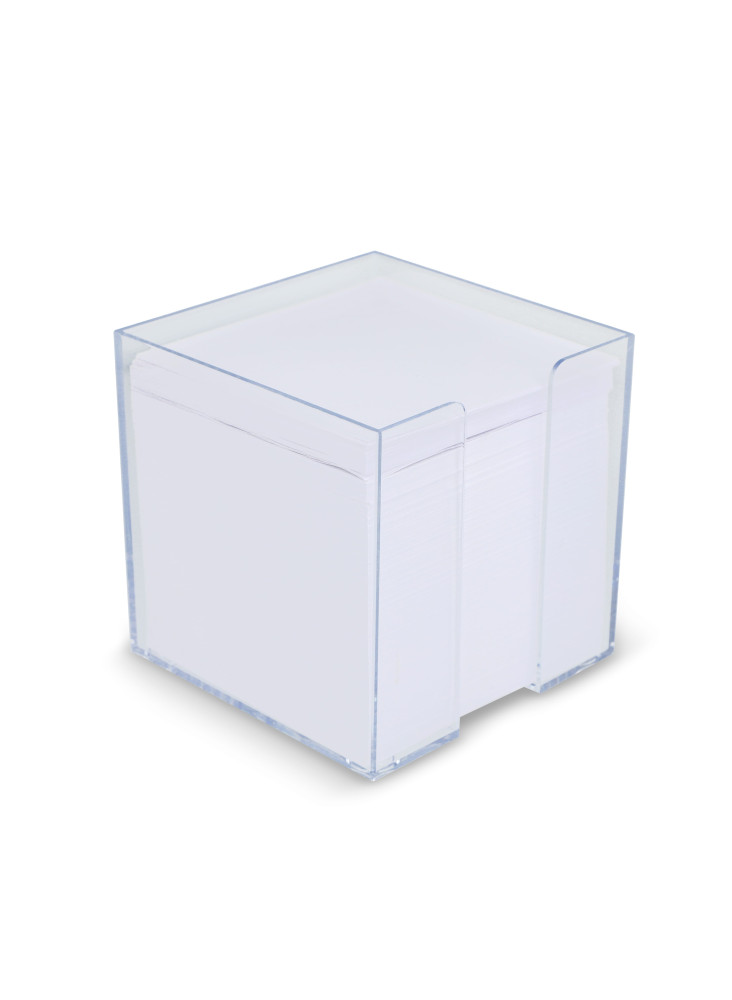 Bloc de papier dans un bac à cubes 10x10x10cm 