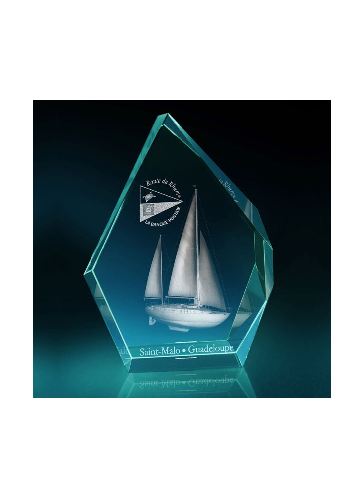 TROPHÉE PRESTIGE en cristal personnalisable