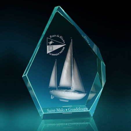 TROPHÉE PRESTIGE en cristal personnalisable