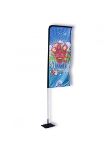 Beach Flag Potence - Kit Complet  - Beach Flag Roll Up Stand