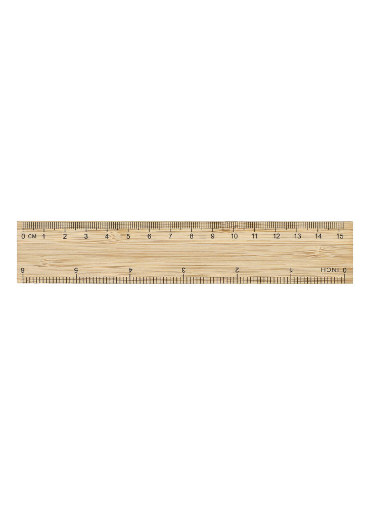 Règle en bambou 15cm