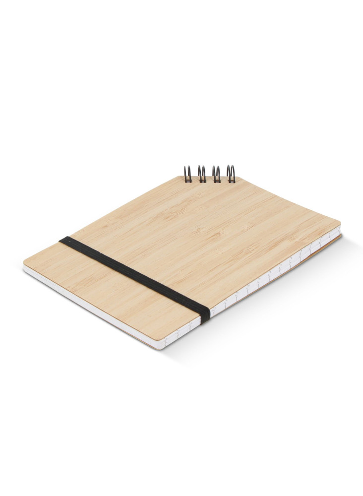 Cahier à reliure d'angle en bambou A6