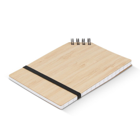 Cahier à reliure d'angle en bambou A6