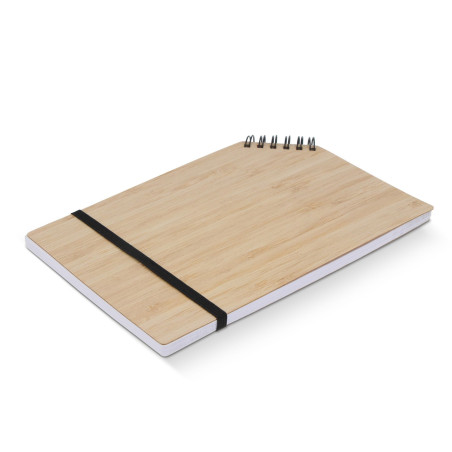 Cahier à reliure d'angle en bambou A5