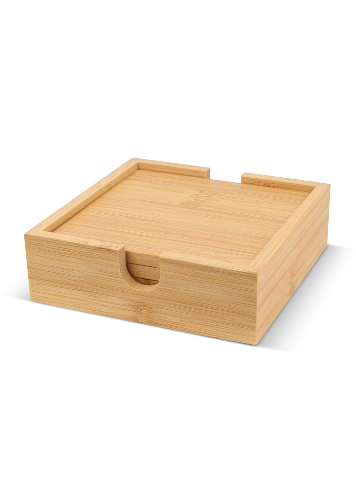 Set de sous-verres en bambou (4 pièces)