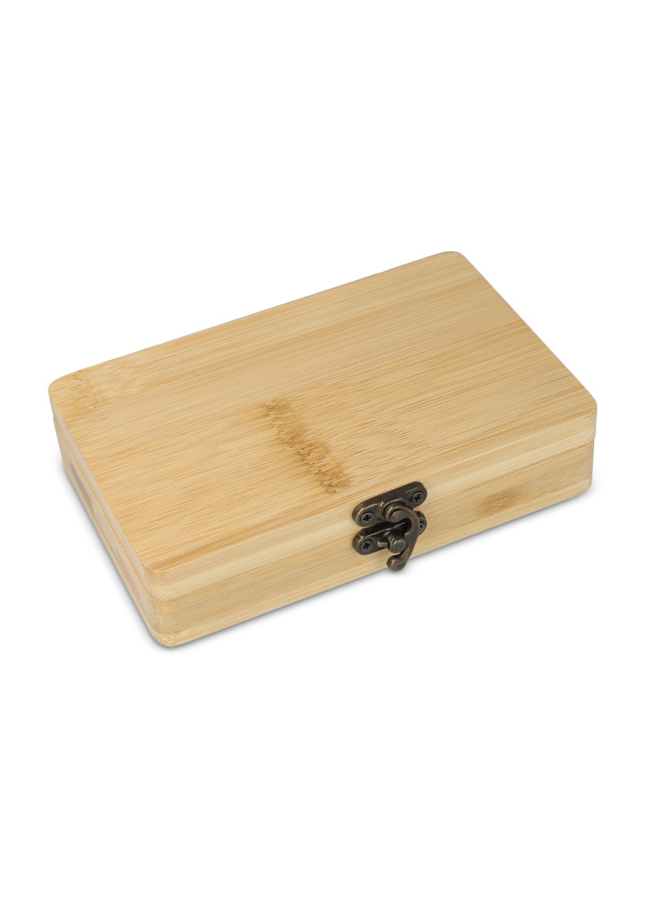 Set d'outils de 13 pièces dans une boîte en bambou 