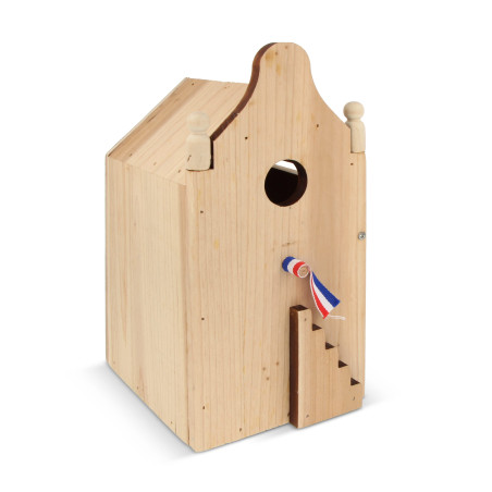 Maison d'oiseau en bois 