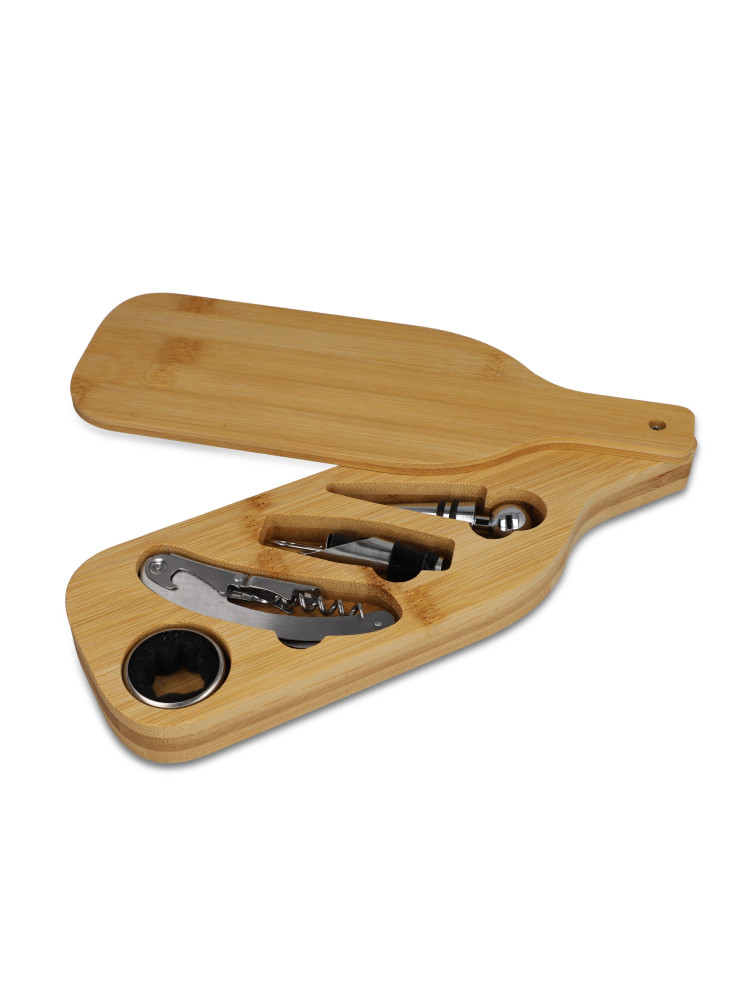 Coffret à vin en bambou