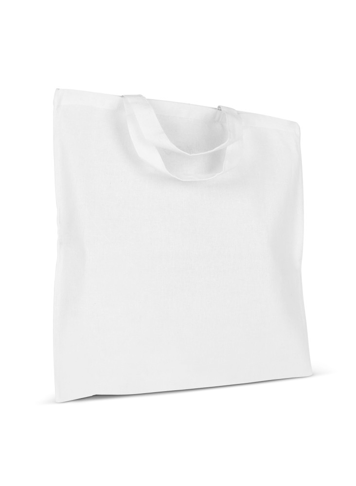 Sac shopping OEKO-TEX® couleur court 140g/m² 38x42 cm