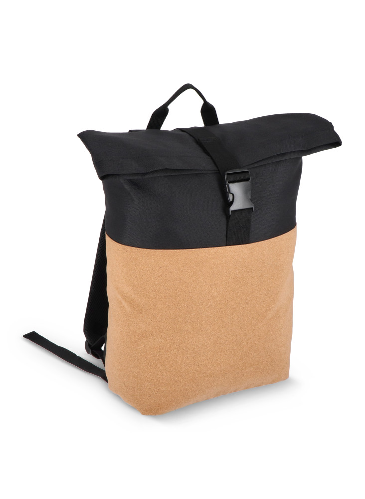 Sac à dos à roulettes en liège et R-PET 18L