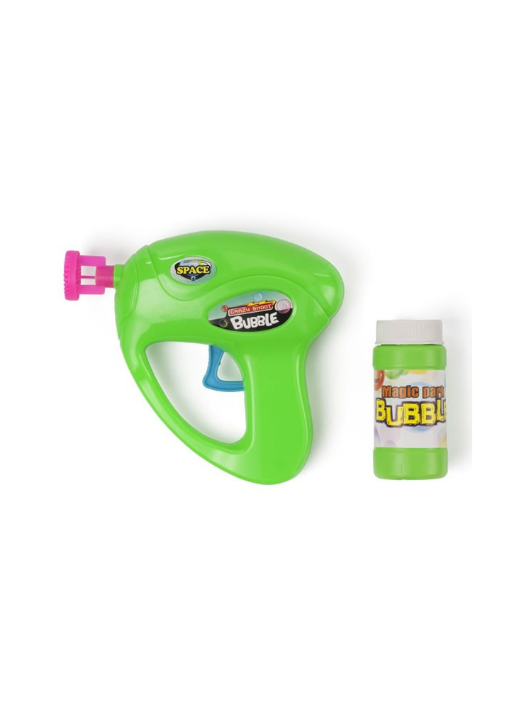Pistolet à bulles plastique avec recharge personnalisé