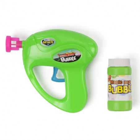 Pistolet à bulles plastique avec recharge personnalisé