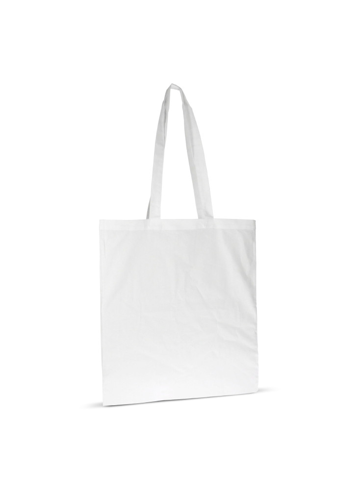 Sac en coton bio couleur long 140g/m² 38x42 cm