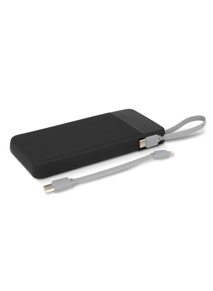 Ziara Powerbank with USB-C & Lightning Cable 10000mAh 
