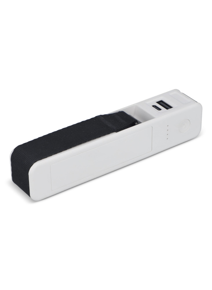 Travel Powerbank 2600 mAh 5-en-1 - Balance de Lugage - Lampe de poche - Règle - Thermomètre
