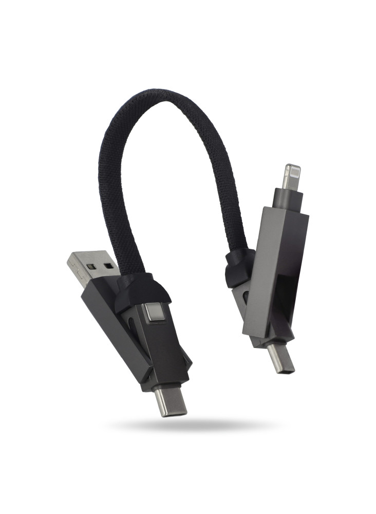 Câble multifonctionnel 4-en-1 Porte-clés 60 W