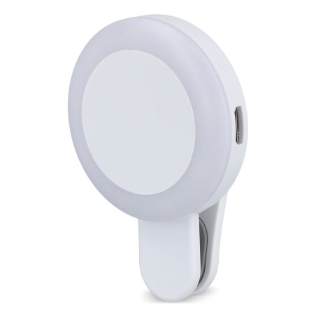 Lampe LED portable universelle pour selfie avec 3 niveaux de luminosité