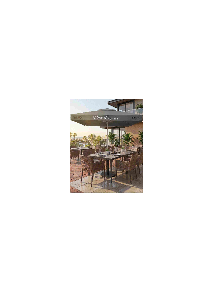 Grand Parasol Robuste Professionnel Tropika 5m Publicitaire