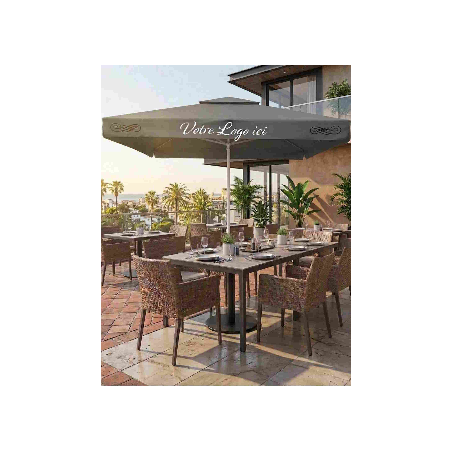 Grand Parasol Robuste Professionnel Tropika 5m Publicitaire