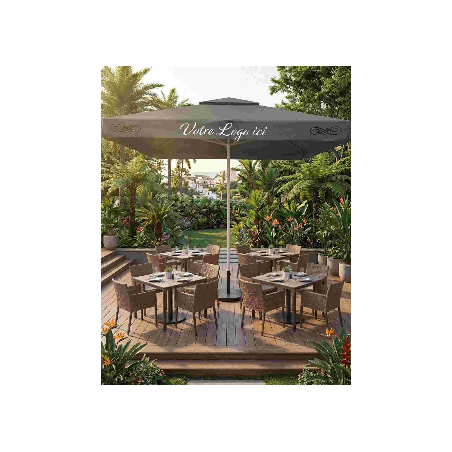 Parasol Tropika 5.5 m 100% personnalisé