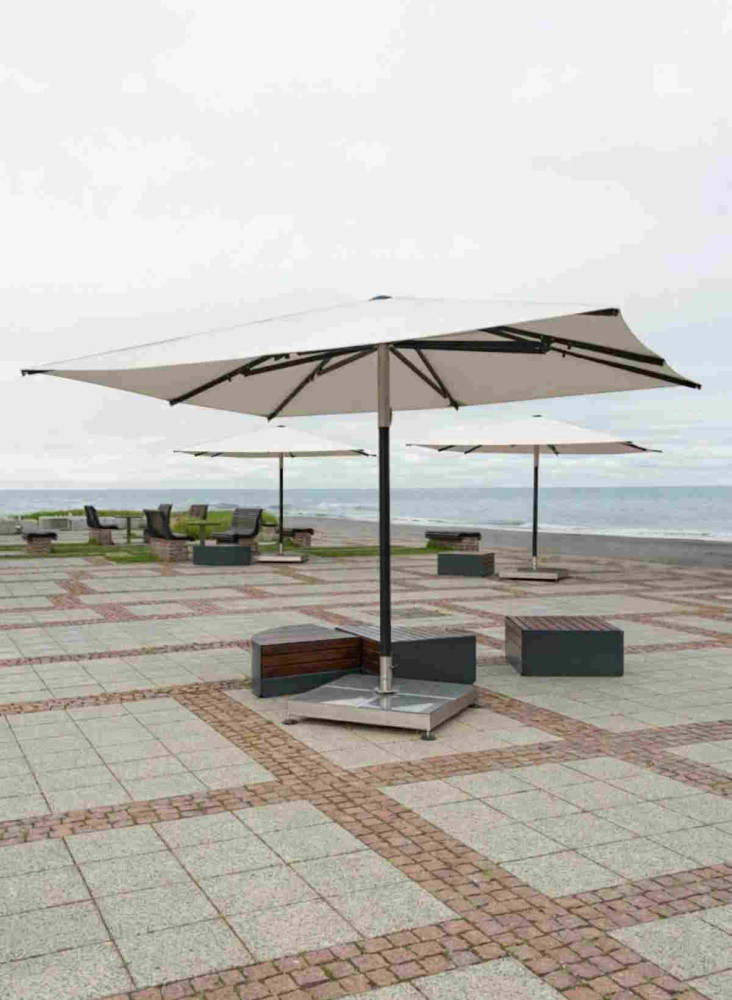 Parasol Carré Atlantic 3.5 m personnalisé
