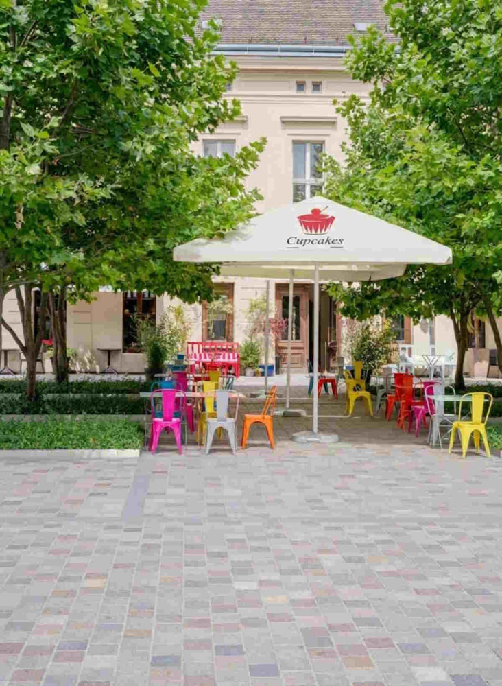 Parasol carré EasyUp 2.5 m personnalisé Publicitaire