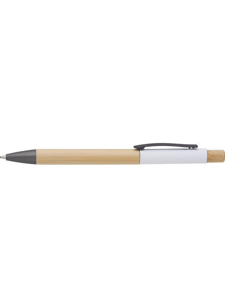 Stylo bille Anke | Bambou | Aluminium