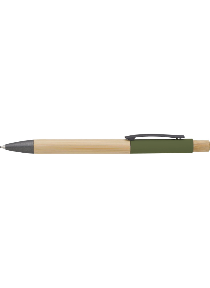 Stylo bille Anke | Bambou | Aluminium