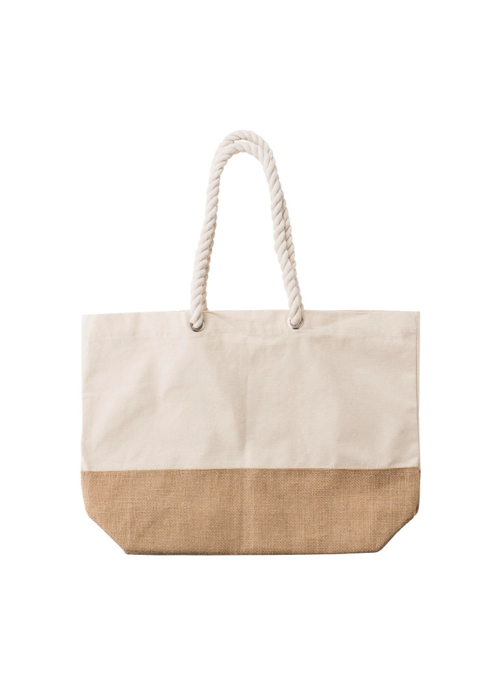 Sac shopping Diego | Coton 280 g/m² | Fond jute