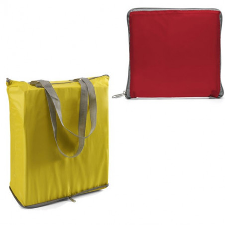 Sac shopping zippé isotherme publicitaire