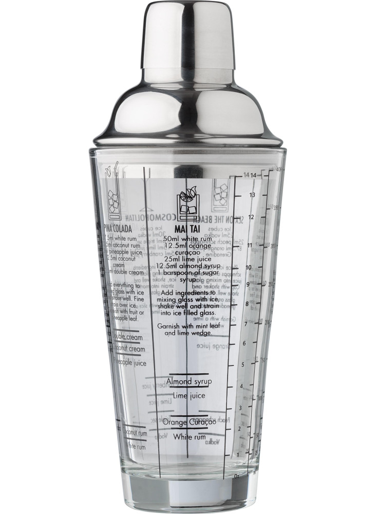 Shaker à cocktail Adela | Verre | 400 ml