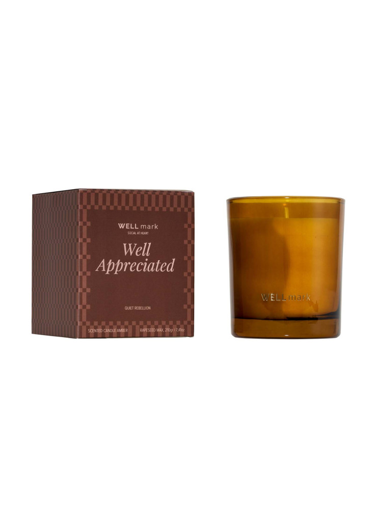Bougie parfumée Wellmark Quiet Rebellion de 210 g