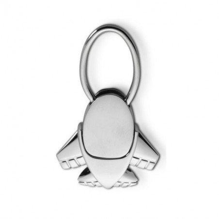 Porte-clés avion en métal