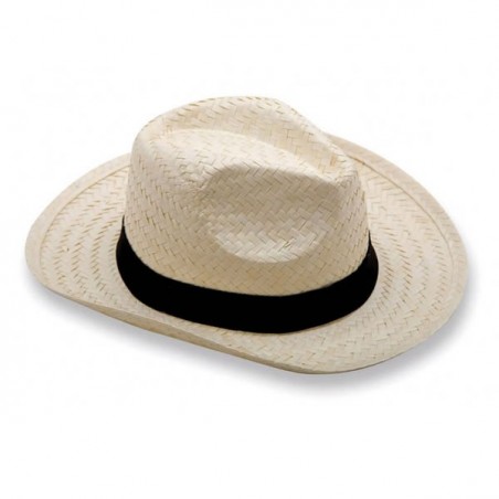 Chapeau Panama polyester avec bandeau Personnalisable