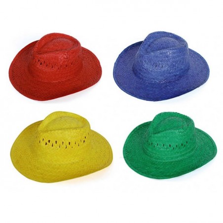 Chapeau Soirée en paille Coloré personnalisable