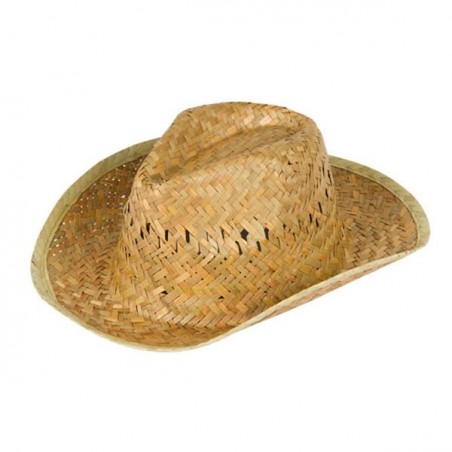 Chapeau Paille Indiana style cowboy texan promotionnel