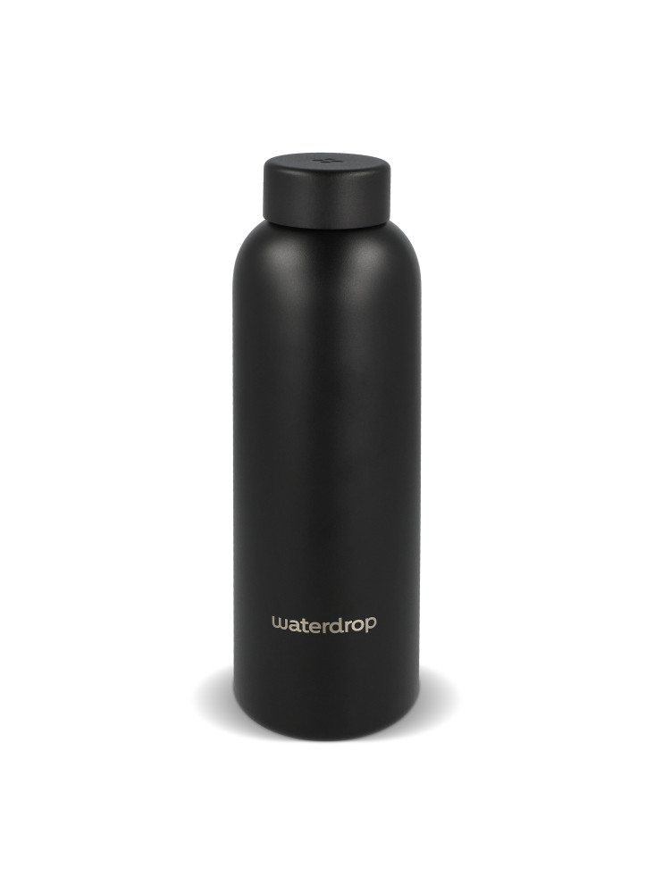 Bouteille en acier inoxydable Waterdrop avec bouchon en acier 600 ml