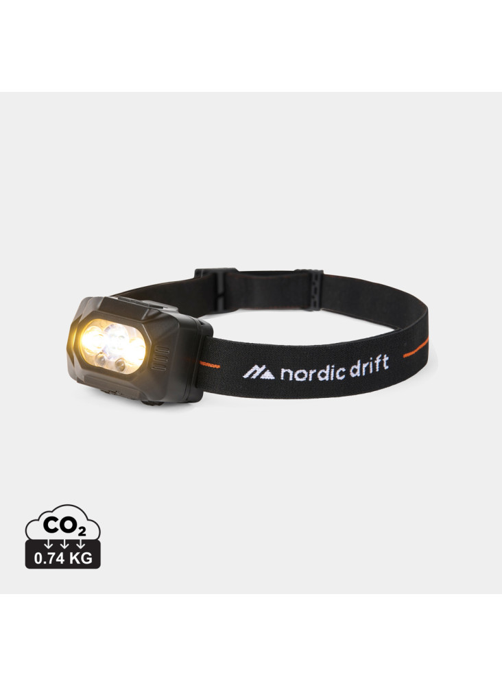 Lampe frontale à double batterie Nordic Drift Everest