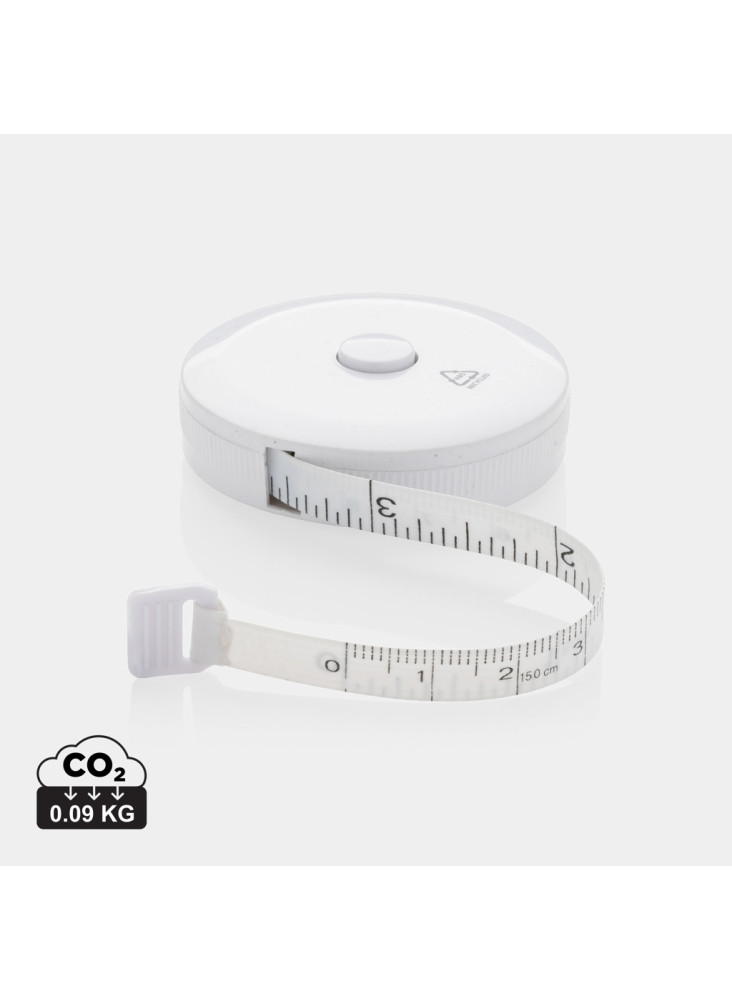 Mètre ruban de tailleur en plastique recyclé RCS