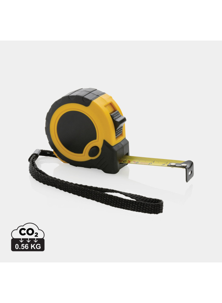 Mètre 3M/16 mm en plastique recyclé RCS avec bouton d'arrêt