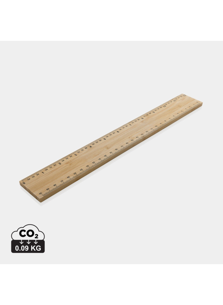 Règle 30cm épaisse et double face en bambou Timberson