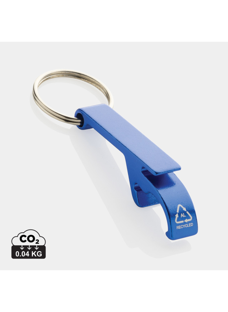 Porte-clés décapsuleur en aluminium recyclé RCS