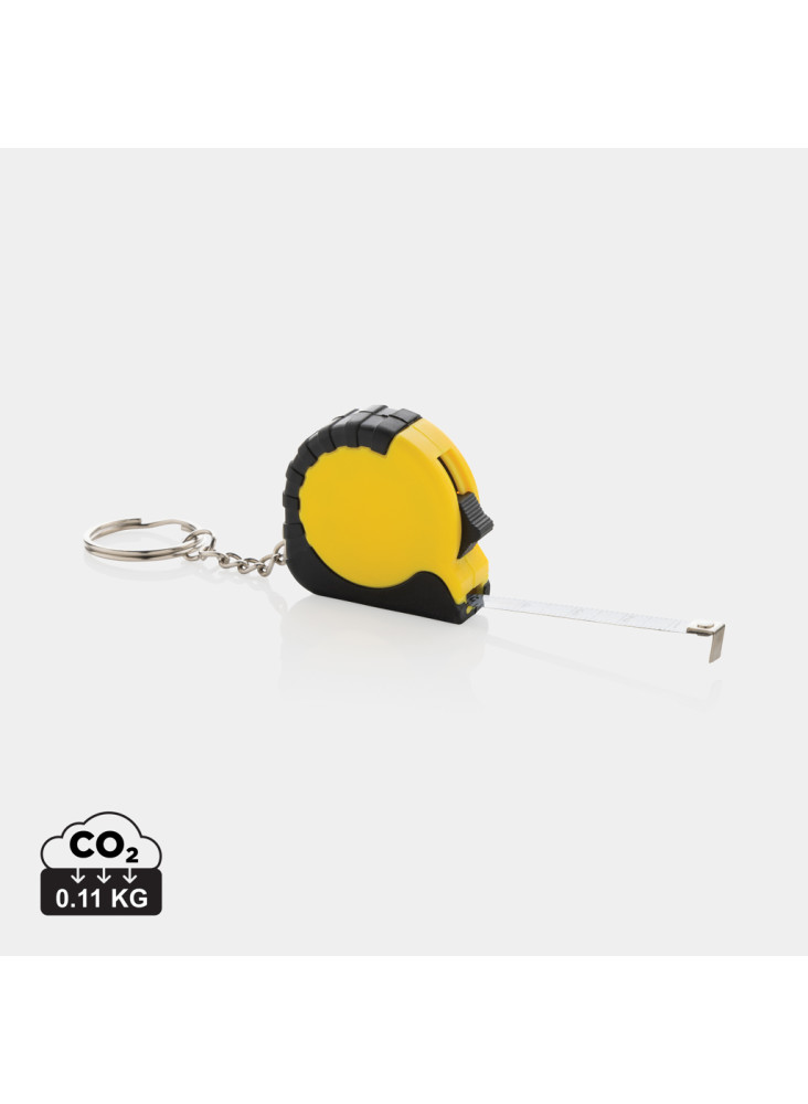 Porte-clés avec ruban de 1M en ABS RCS MeasureMate