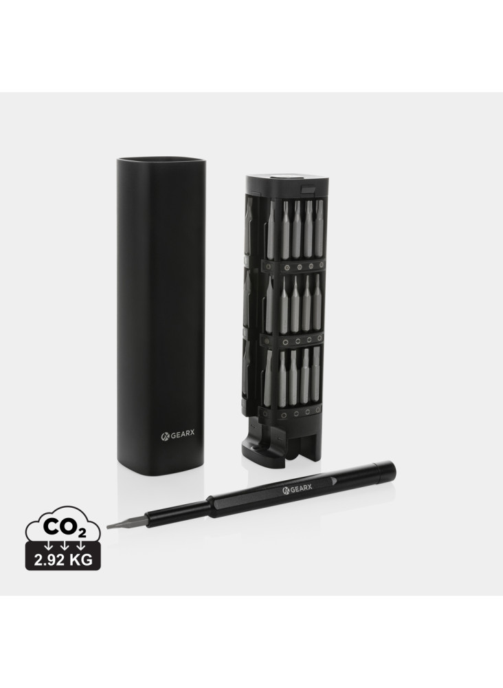 Set de tournevis 46 pcs en aluminium recyclé RCS Gear X
