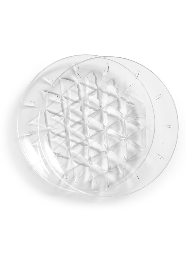 Sagaform Acryl assiette pique-nique set de 2 Ø26cm