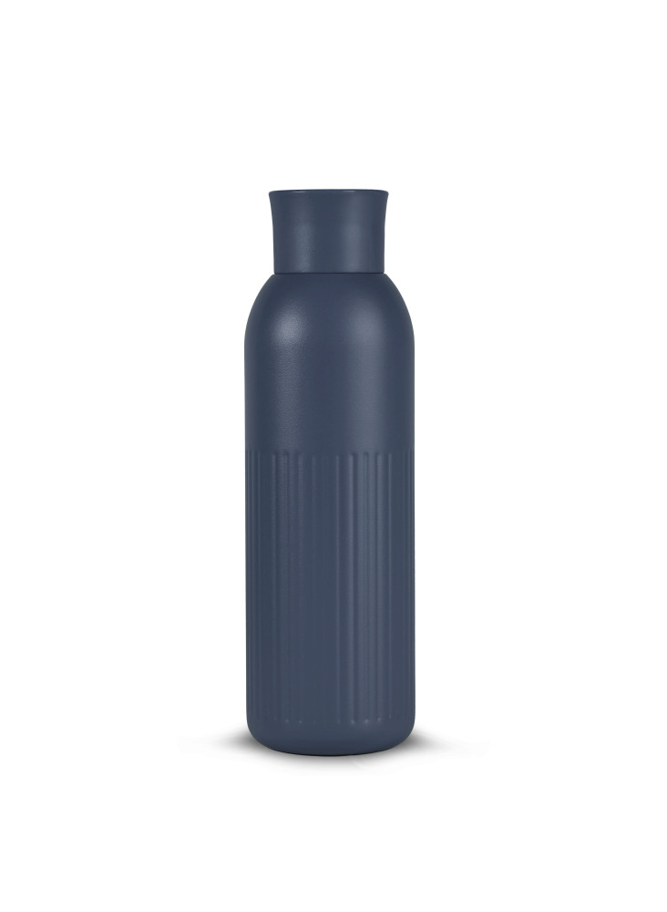 Sagaform Tekla Bouteille en acier avec bouchon poussoir (recyclé) 500 ml