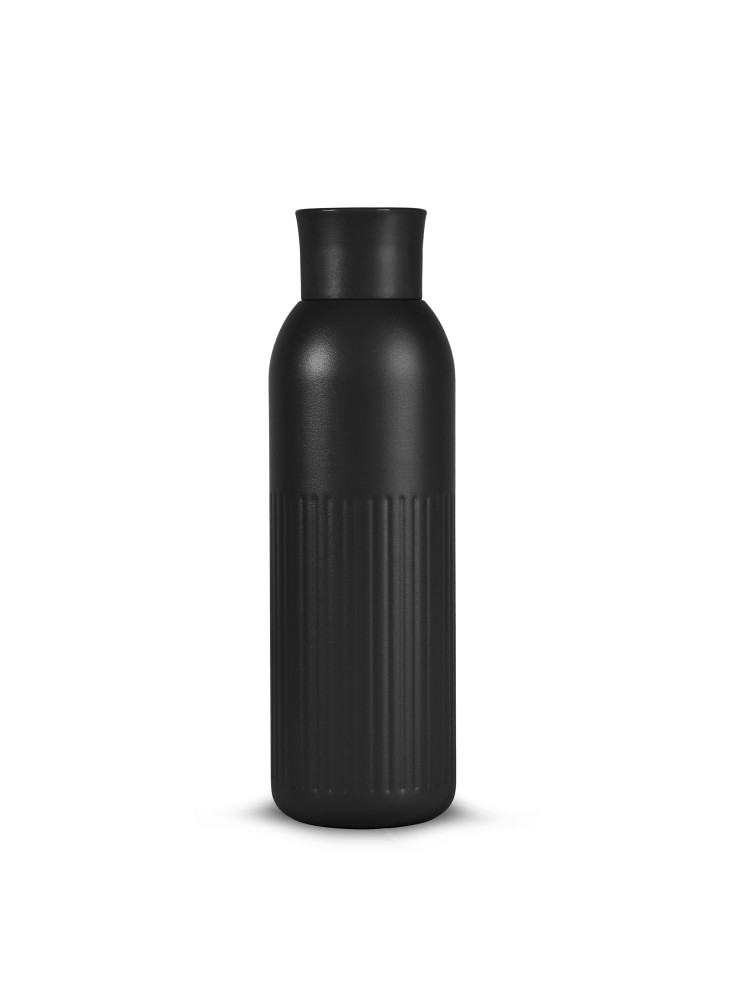 Sagaform Tekla Bouteille en acier avec bouchon poussoir (recyclé) 500 ml