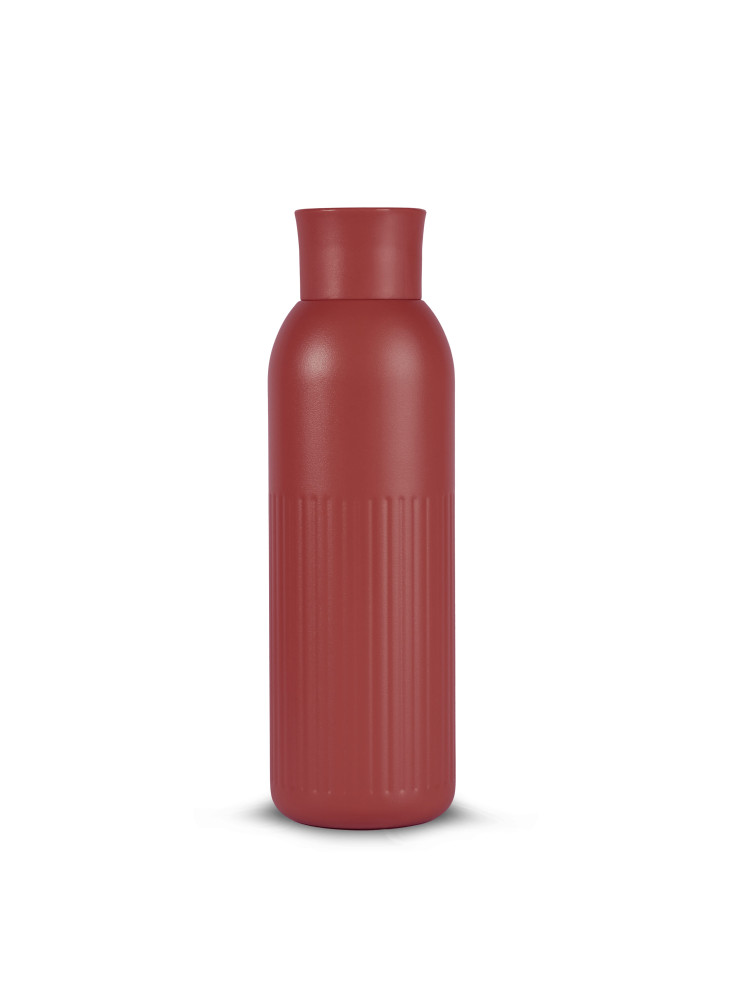 Sagaform Tekla Bouteille en acier avec bouchon poussoir (recyclé) 500 ml